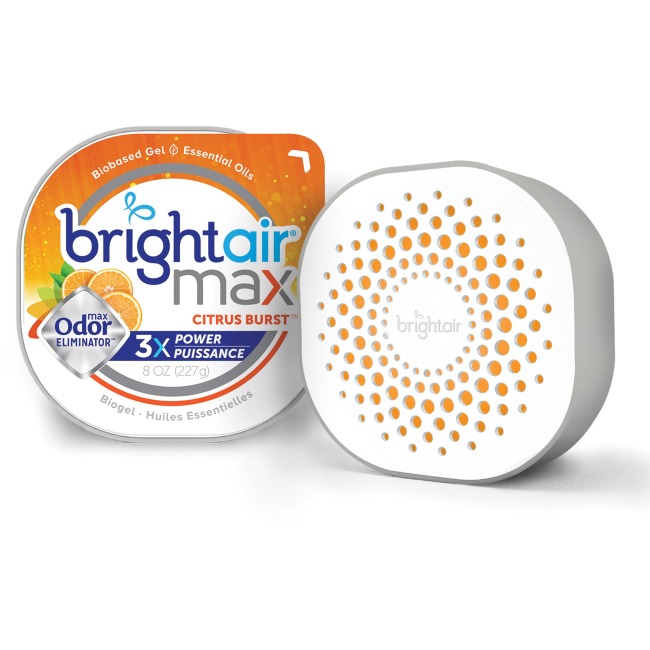 Picture of Bright Air BRI900436 Max Scented Gel Odor Eliminator, Orange