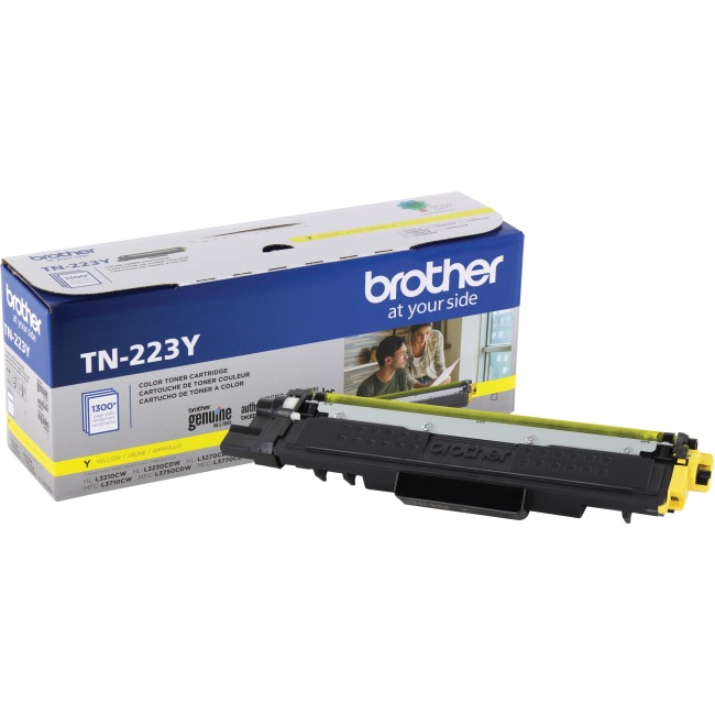 Picture of Brother BRTTN223Y TN223-227 1300 Page Yield Toner Cartridge&#44; Yellow