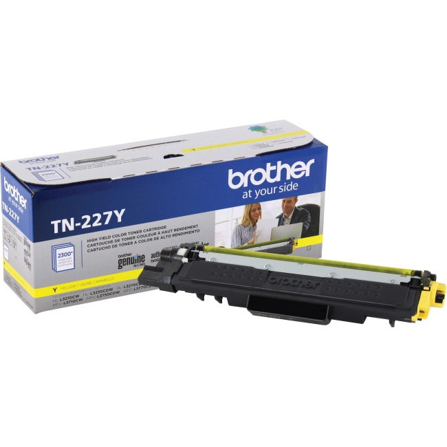 Picture of Brother BRTTN227Y TN223-227 2300 Page Yield Toner Cartridge&#44; Yellow