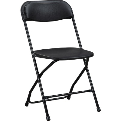 Plastic Folding Chair - Black
