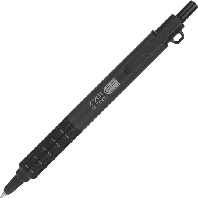 X-701 Tactical Retractable Ballpoint Pen, Black -  Zebra, ZE1138777
