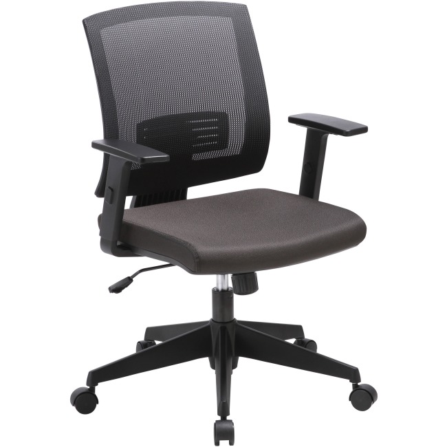 LLR41842 Soho Mid-Back Task Chair, Black