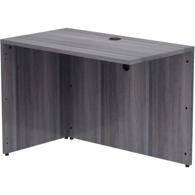 Picture of Lorell LLR69555 Weathered Charcoal Laminate Desking, Charcoal Gray - 42 x 24 x 29.5 in.