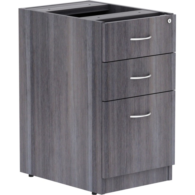 Picture of Lorell LLR69558 Weathered Charcoal Laminate Desking, Charcoal Gray - 16 x 22 x 28.3 in.
