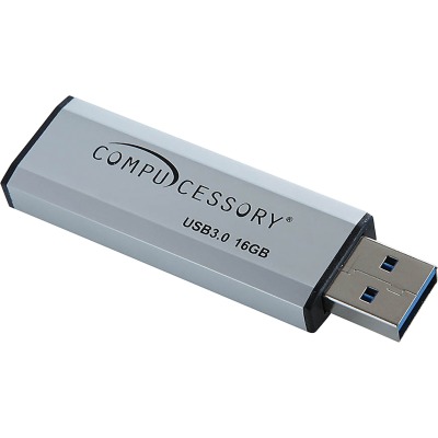 Picture of Compucessory CCS26469 16GB USB 3.0 Flash Drive, Silver