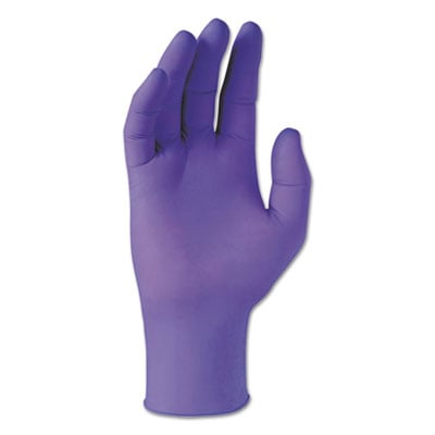 Picture of Kimberly-Clark Professional KCC55080CT 9.50 in. Purple Nitrile Exam Gloves