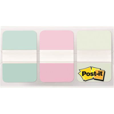 Picture of 3M MMM686GRDNT 1 x 1.50 in. Sticky note Pastel Color Tabs&#44; Assorted Color