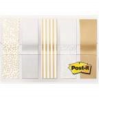 Picture of 3M MMM684METAL Sticky note Metallic Color Flags&#44; Metallic - 20 Sheets
