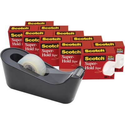 Picture of 3M MMM700K10C18BLK 0.75 x 83.33 ft. Scotch Super-Hold Tape&#44; Clear