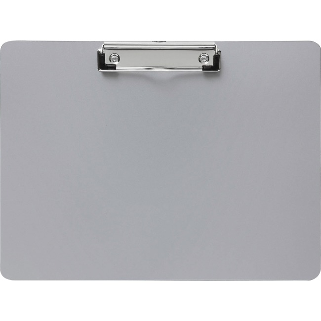Picture of Business Source BSN49266 Landscape Plastic Clipboard - Sliver - 0.1 x 9 x 12.2 in.