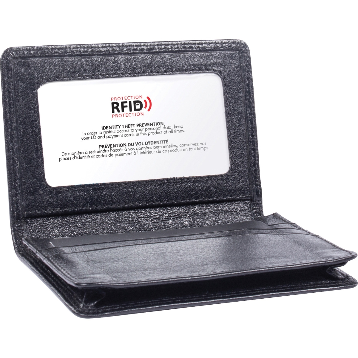Picture of The Bugattie Group & Swiss Mobility SWZBCC97349SMBK Carrying Case Business Card&#44; License - Black