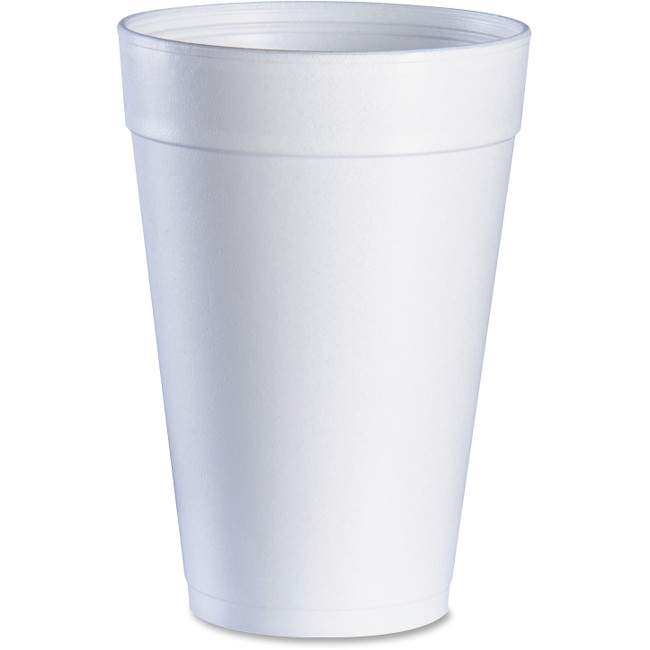 Picture of Dart Container DCC32TJ32 32 oz Big Drink Foam Cups - White