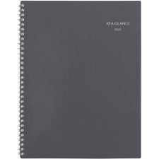 Classic Format Monthly Planner, Gray