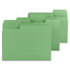 Super Tab File Folders - White