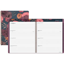 Dark Romance Weekly & Monthly Planner - Floral
