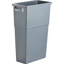 Picture of Genuine Joe GJO60465CT 23 gal Slim Waste Container&#44; Gray