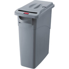 RCP9W15LGYCT Slim Jim Confidential Secure Container, Gray