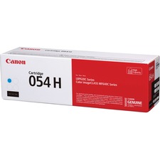 ImageCLASS High Yield Toner 054H Cartridge, Cyan -  CANON, CA982919