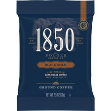 Picture of Folgers FOL21512 Black Gold Dark Roast Ground Coffee, Blue