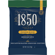 Picture of Folgers FOL21513 Pioneer Blend Decaf Ground Coffee Pouches, Blue