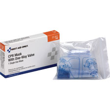 One-Way Valve CPR Mask, White