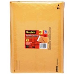 Picture of 3M MMM797225CS 7.25 x 12 in. Scotch Bubble Mailers&#44; Tan