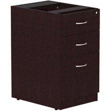 Essentials Espresso Laminate Pedestal, Espresso