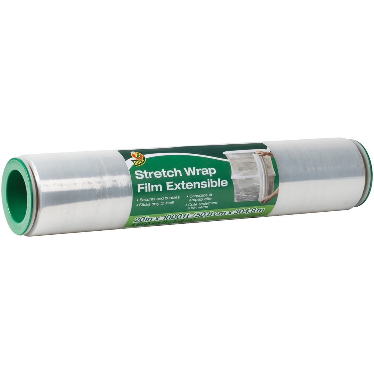 Picture of Duck Brand DUC285850 20 in. x 1000 ft. Extensible Stretch Wrap Film&#44; Clear