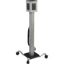 Mobile Power Tower Gray