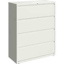 LLR00035 42 in. 4 Drawer Lateral File, White