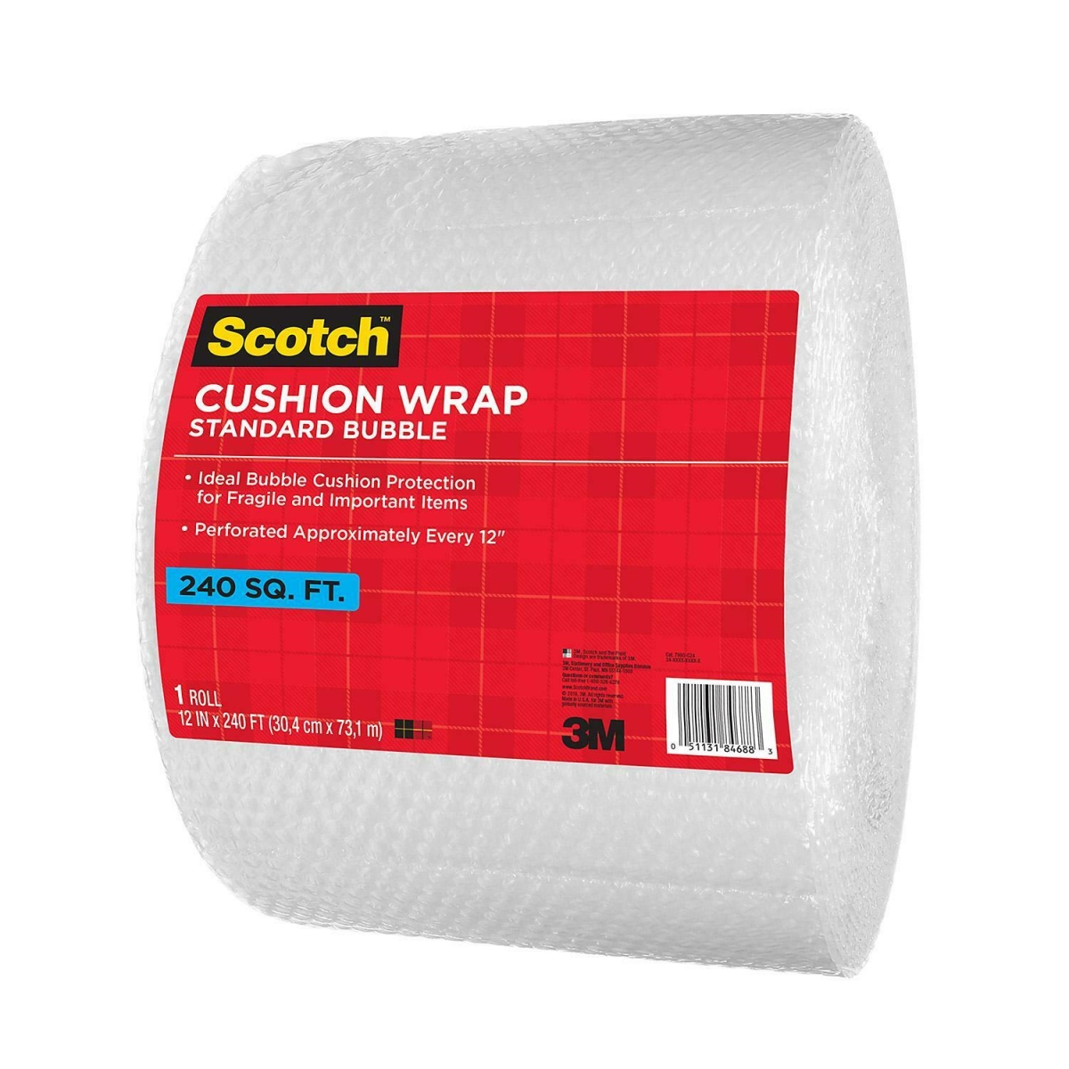 Picture of 3M MMM7990C24 0.19 x 12 in. 250 ft. Scotch Cushion Wrap&#44; Clear