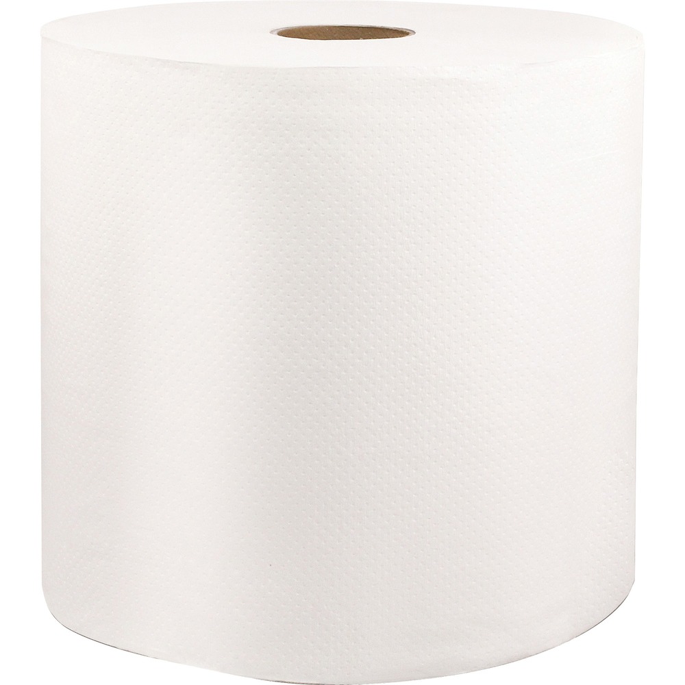 8 in. x 1000 ft. Livi VPG Select Hard Wound Roll Towel - White - Fiber