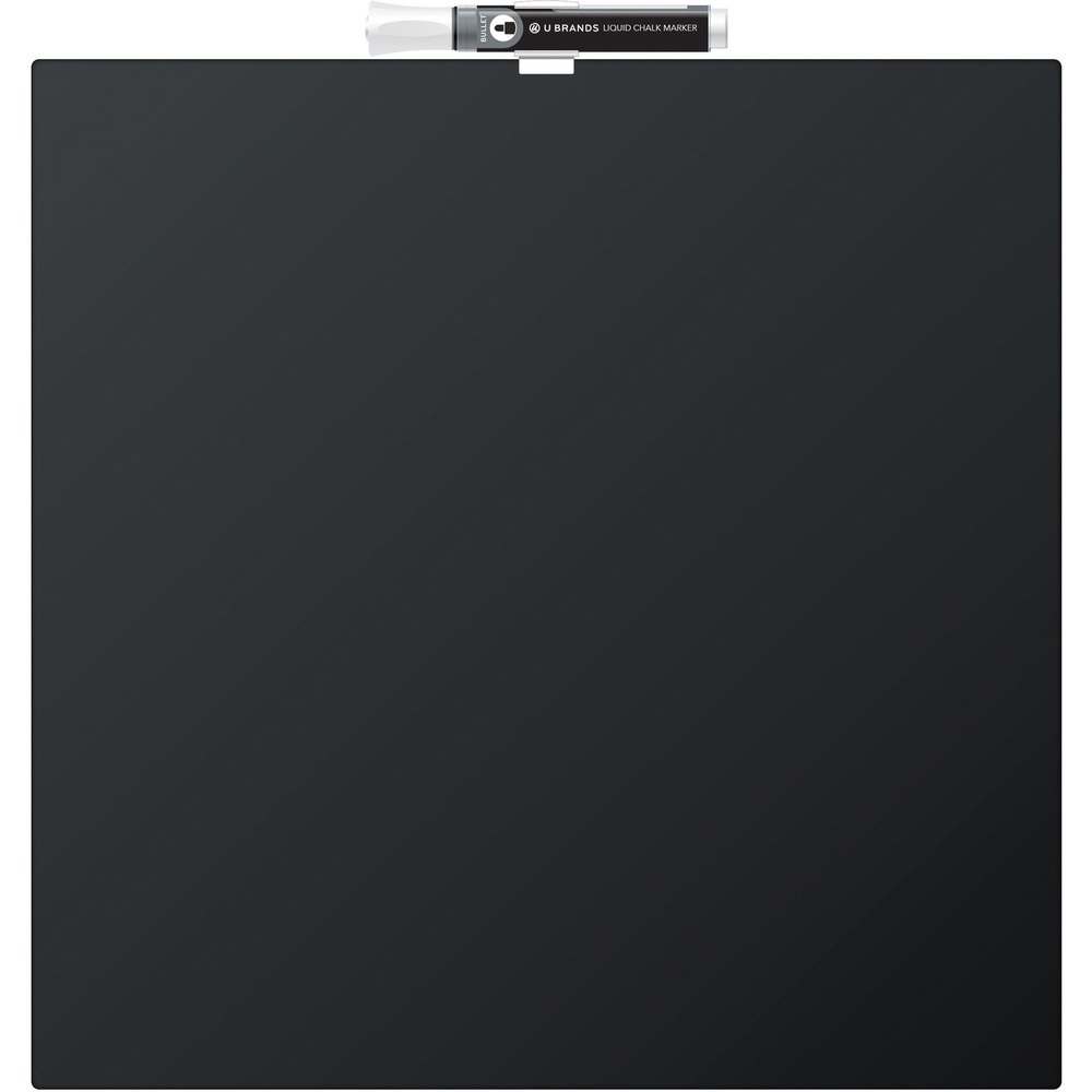 UBR468U0004 Cubicle Magnetic Chalk Tile Board - Black Surface