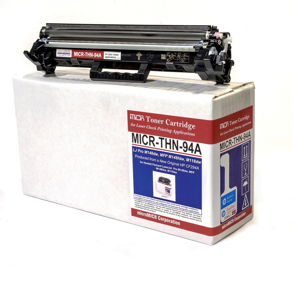 Picture of microMICR MICR MCMMICRTHN94A Toner Cartridge - Black - Laser - 1200 Pages
