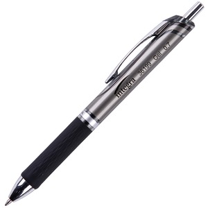 Integra  0.7 mm Retractable Gel Ink Pen - Black Gel-based Ink