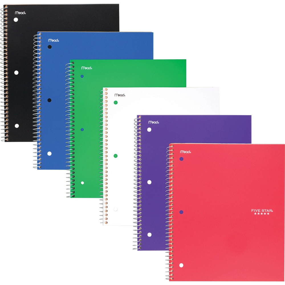 ACCO Brands MEA  Five Star Subject Spiral Notebook - 100 Sheets - Mead 38052