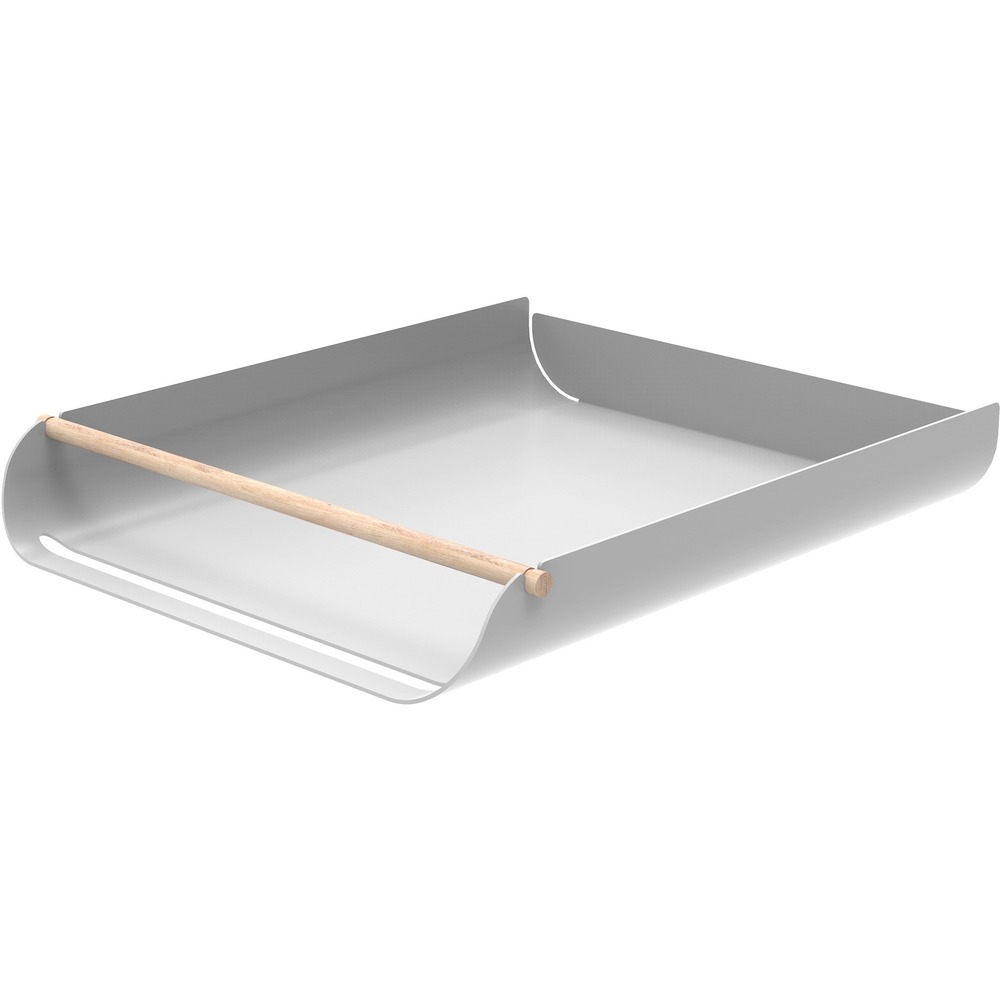 Picture of U Brands UBR3548A0206 Arc Stackable Paper Trays - Gray