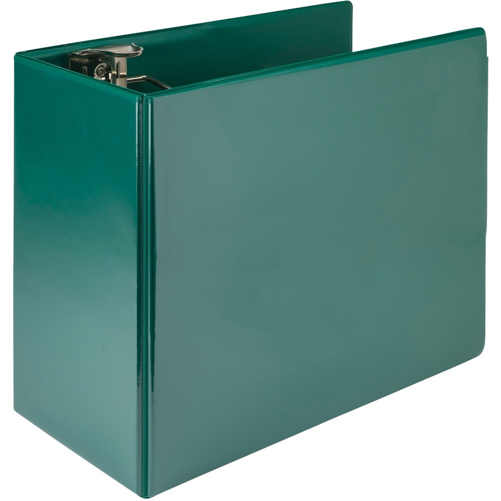 Nonstick 6 in. Locking D-Ring View Binder - Green