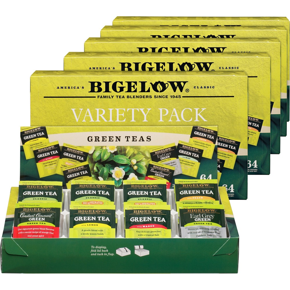 Picture of Bigelow Tea BTC30568CT Assorted Green Tea Tray Pack