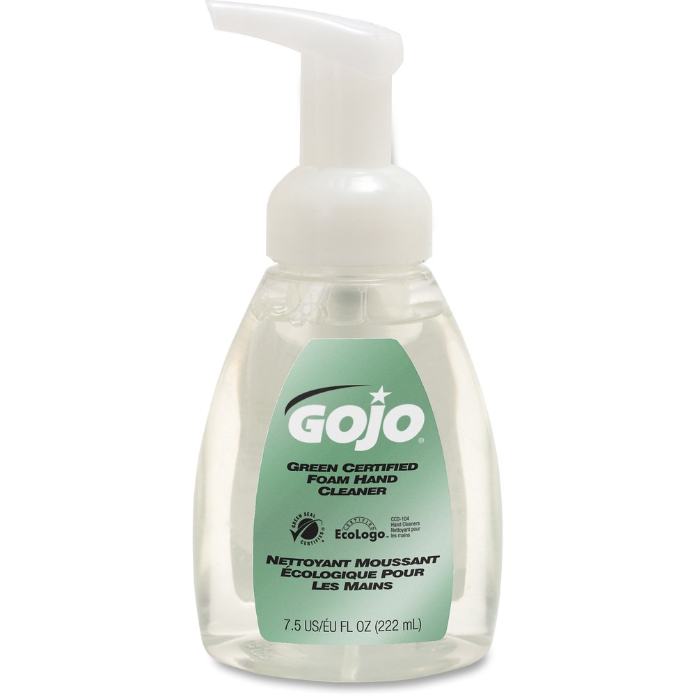 GOJ571506CT 7.5 fl oz Certified Foam Hand Cleaner - Clear