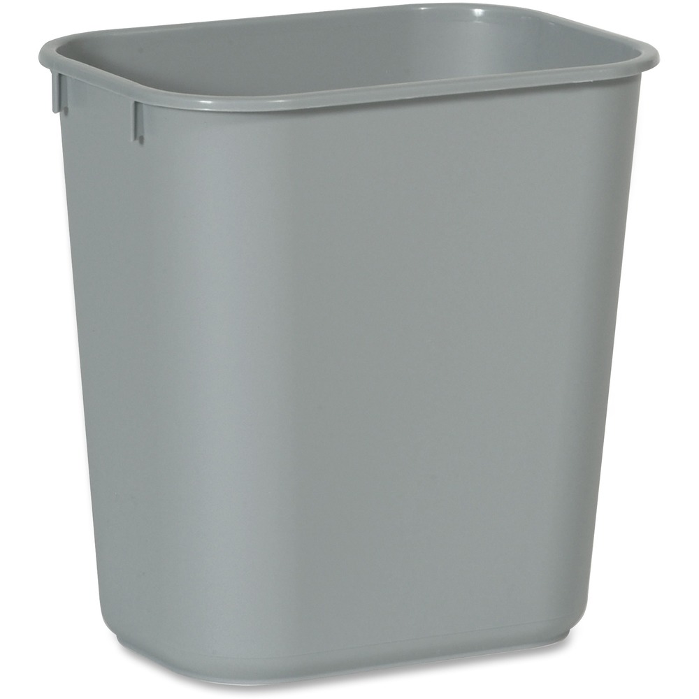 Picture of Rubbermaid Commercial Products RCP2955GYCT 3.25 gal Deskside Wastebasket