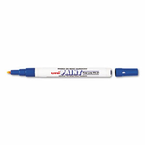 Picture of Sanford UBC63703 Oil-Base Fine Line Uni Paint Markers - Blue