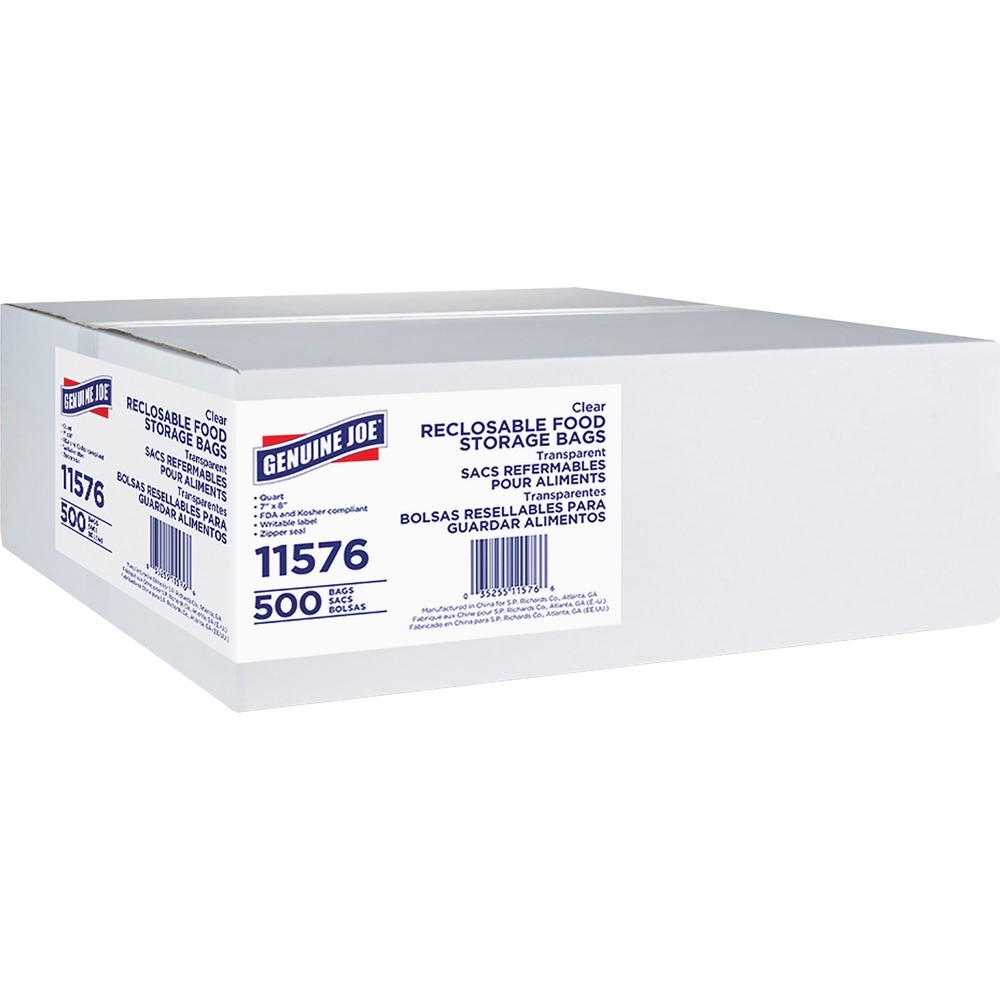 GJO11576CT 1.75 mil Food Storage Bag - Clear