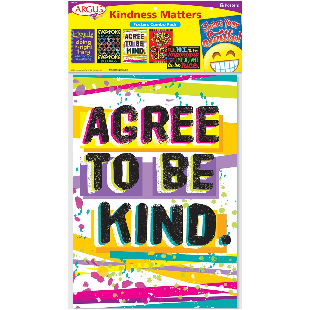 Picture of Trend Enterprises TEPTA67938 Kindness Matters ARGUS Posters Combo Pack - Multi Color