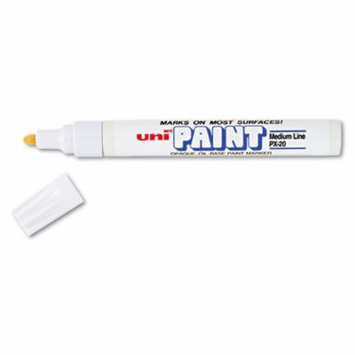 Picture of Sanford UBC63613 Uni-Paint Oil-Base Medium Line Markers - White
