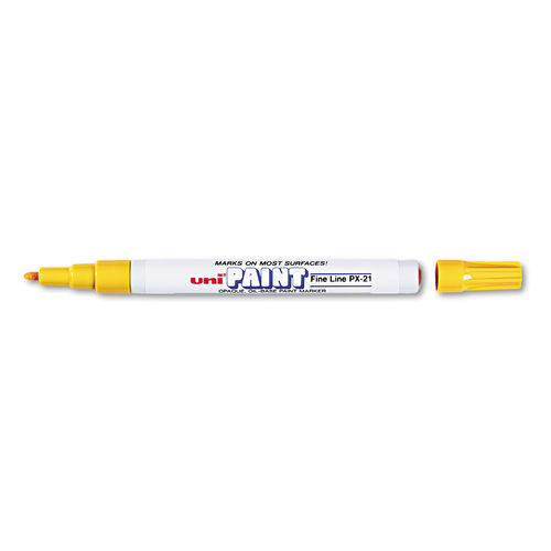Picture of Sanford UBC63705 Uni-Paint Oil-Base Medium Fine Point Markers - Yellow