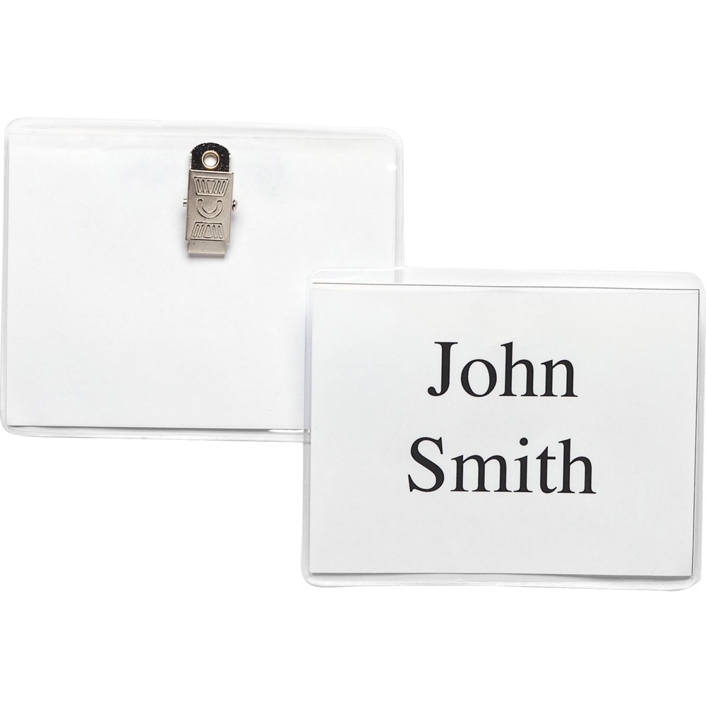 BSN19184BD 3 x 4 in. Clip Holder Style Badge Kit