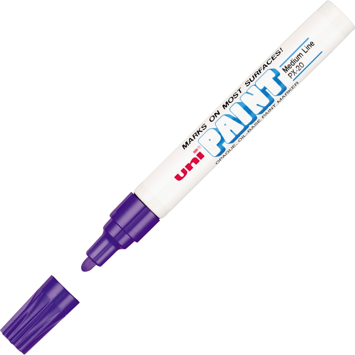 UBC63606DZ Uni-Paint Oil-Base Medium Line Markers - Violet