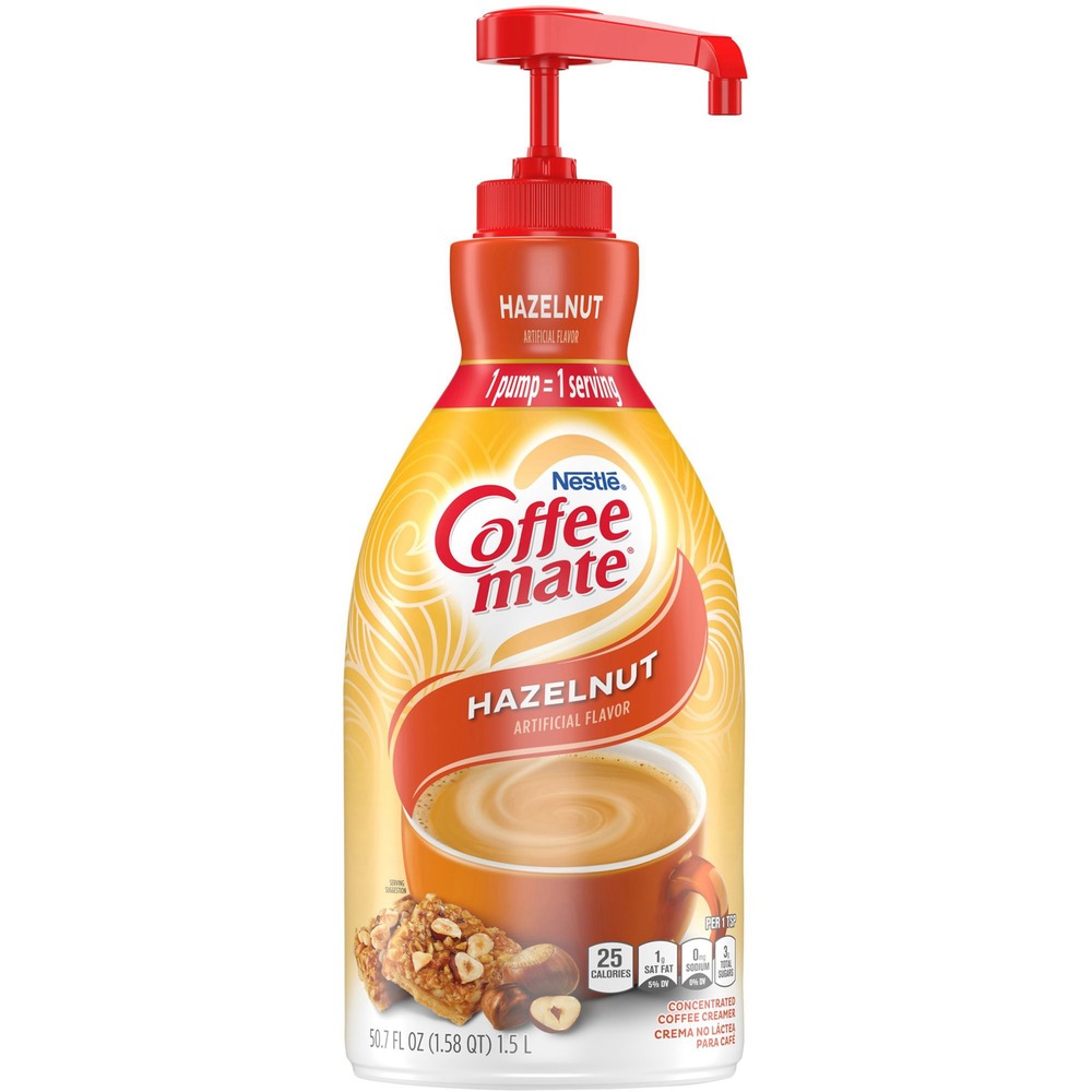 Picture of Nestle S.A NES31831CT 1.5 ltr Coffee-Mate Coffee Creamer Hazelnut