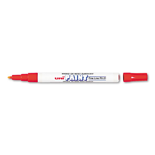 Picture of Sanford UBC63702 Uni-Paint Oil-Base Medium Line Markers - Red